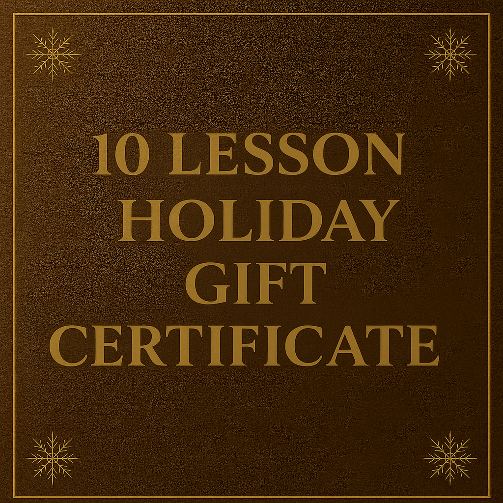 10 Lesson Holiday Gift Certificate